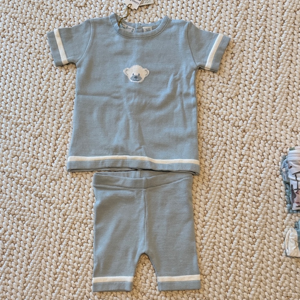 Kids Blue Bear Matching Set